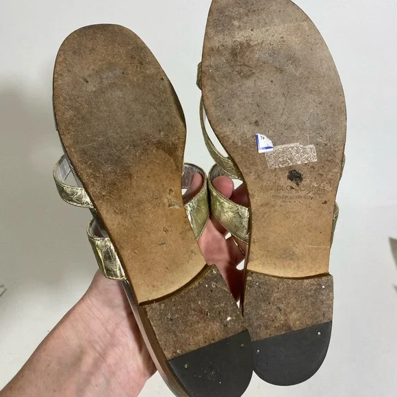 Manolo blahnik silver sandals size 39 - Picture 5 of 5